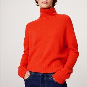 Banana Republic 100% Cashmere Mock Neck Sweater - Size L